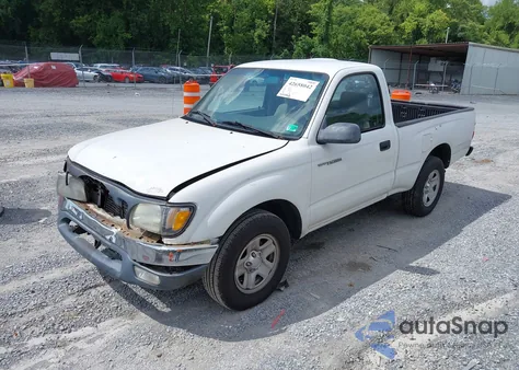 2001 Toyota Tacoma из США, поврежденный, VIN 5TENL42N51Z738603